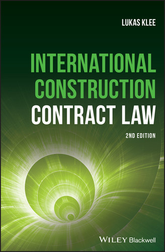International Construction Contract Law book cover by Lukas Klee