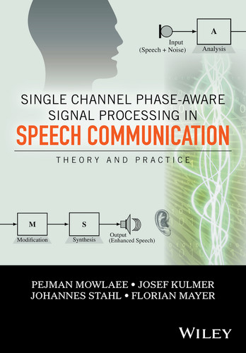 Single Channel Phase-Aware Signal Processing in Speech Communication: Theory and Practice book cover by Pejman Mowlaee, Josef Kulmer, Johannes Stahl, Florian Mayer