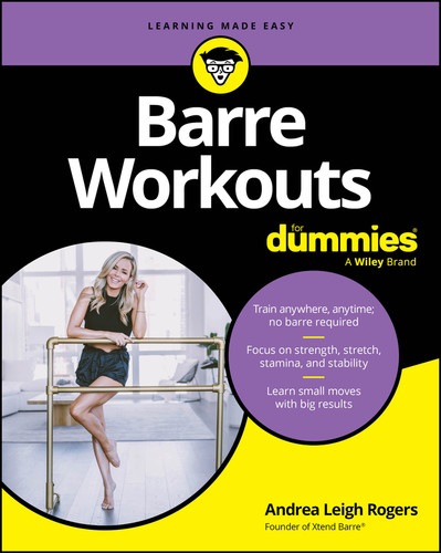 Barre Workouts For Dummies book cover by Andrea Leigh Rogers