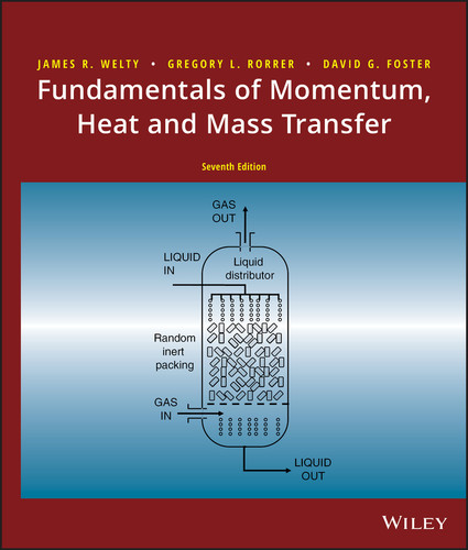 Fundamentals of Momentum, Heat, and Mass Transfer book cover by James Welty, Gregory L. Rorrer, David G. Foster
