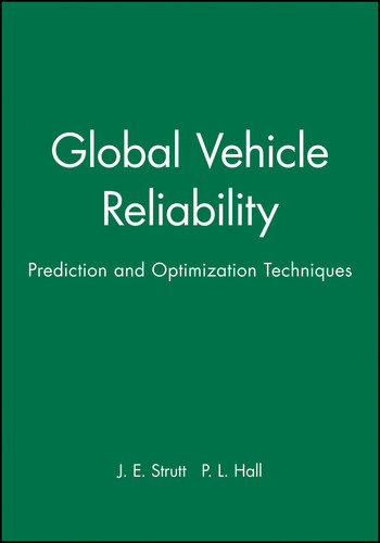 Global Vehicle Reliability: Prediction and Optimization Techniques book cover by 
