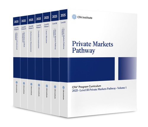 2025 CFA Program Curriculum Level III Private Markets Pathway Box Set book cover by CFA Institute