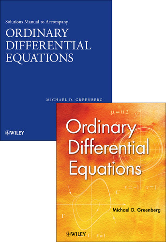 Ordinary Differential Equations Set book cover by Michael D. Greenberg
