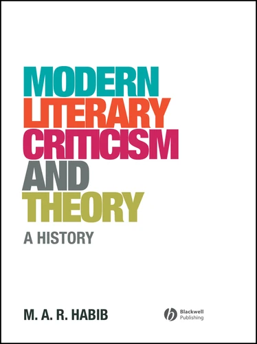 Modern Literary Criticism and Theory: A History book cover by M. A. R. Habib