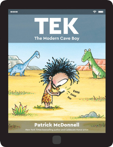 Tek: The Modern Cave Boy book cover by Patrick McDonnell