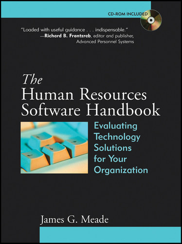 The Human Resources Software Handbook: Evaluating Technology Solutions for Your Organization book cover by James G. Meade
