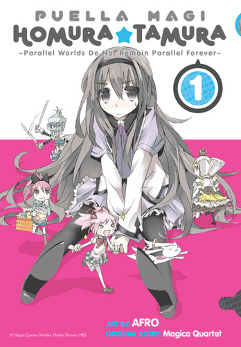 Puella Magi Homura Tamura, Vol. 1: ~Parallel Worlds Do Not Remain Parallel Forever~ (Puella Magi Homura Tamura #1) book cover by Magica Magica Quartet