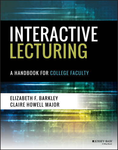 Interactive Lecturing: A Handbook for College Faculty book cover by Elizabeth F. Barkley, Claire H. Major