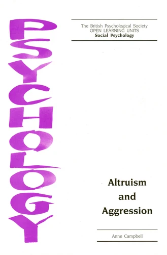 Altruism and Aggression (Open Learning Units) book cover by Anne Campbell