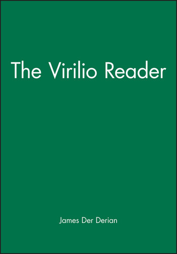 The Virilio Reader (Wiley Blackwell Readers) book cover by 