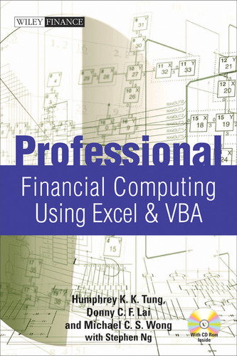 Professional Financial Computing Using Excel and VBA (Wiley Finance) book cover by Humphrey K. K. Tung, Donny C. F. Lai, Michael C. S. Wong