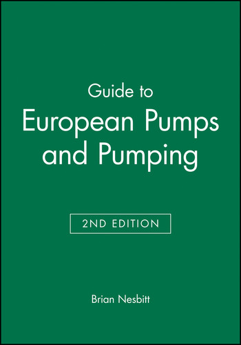 Guide to European Pumps and Pumping (European Guide Series (REP)) book cover by Brian Nesbitt