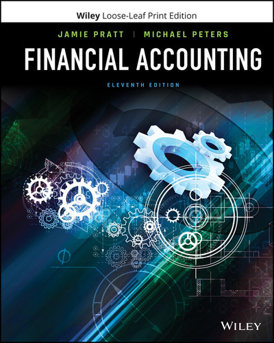Financial Accounting book cover by Jamie Pratt, Michael F. Peters