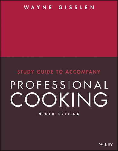 Professional Cooking, 9e Study Guide book cover by Wayne Gisslen