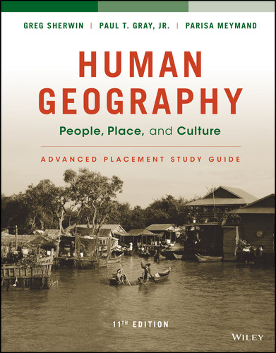 Human Geography: People, Place, and Culture, 11e Advanced Placement Edition (High School) Study Guide book cover by Erin H. Fouberg, Alexander B. Murphy, Harm J. de Blij