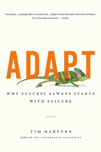 Adapt: Why Success Always Starts with Failure book cover by Tim Harford