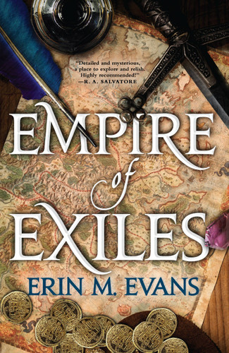 Empire of Exiles (Books of the Usurper #1) book cover by Erin M Evans