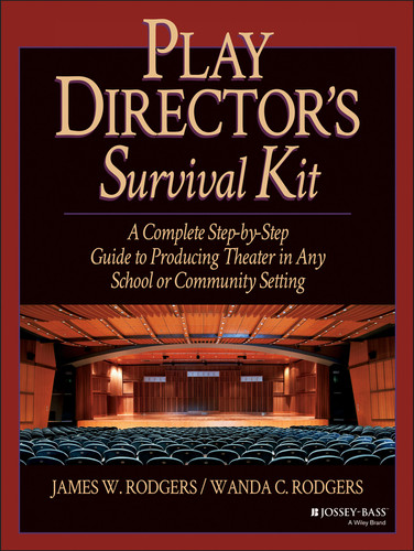 Play Director's Survival Kit: A Complete Step-by-Step Guide to Producing Theater in Any School or Community Setting (J-B Ed: Survival Guides) book cover by James W. Rodgers, Wanda C. Rodgers