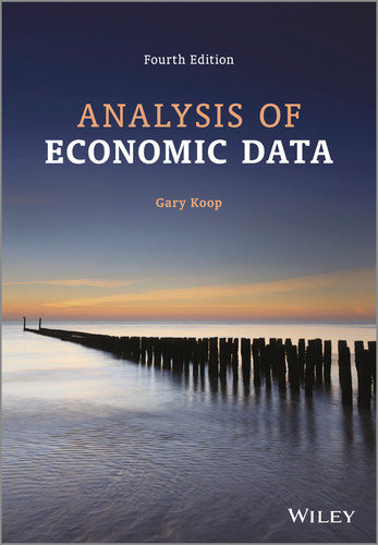 Analysis of Economic Data book cover by Gary Koop