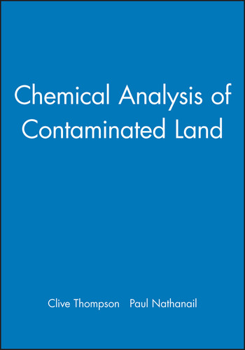 Chemical Analysis of Contaminated Land (Sheffield Analytical Chemistry Series) book cover by 