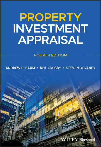 Property Investment Appraisal book cover by Andrew E. Baum, Neil Crosby, Steven Devaney