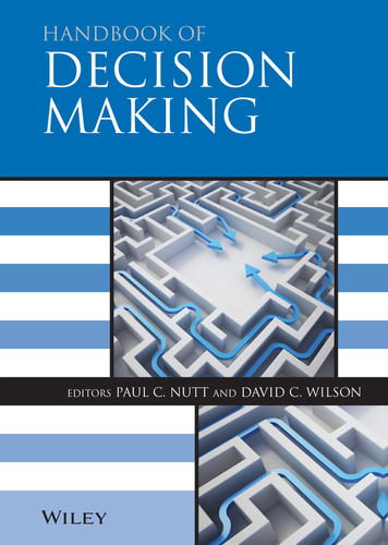 Handbook of Decision Making (Blackwell Encyclopaedia of Management) book cover by 