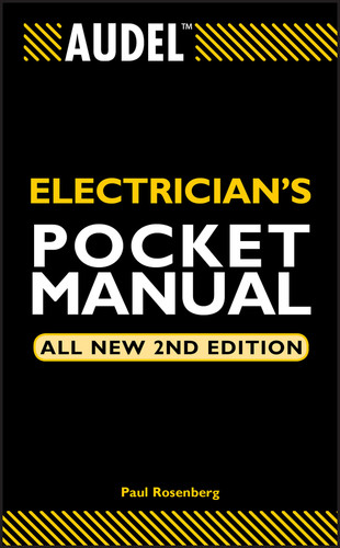 Audel Electrician's Pocket Manual (Audel Technical Trades Series) book cover by Paul Rosenberg