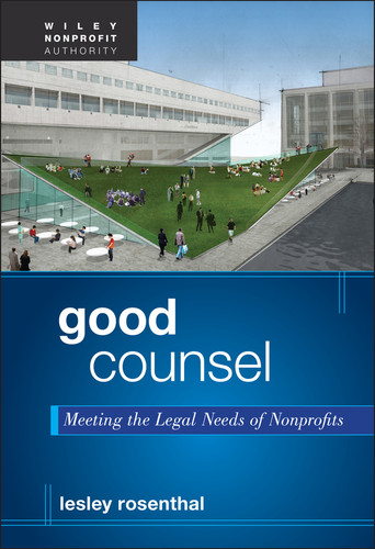 Good Counsel: Meeting the Legal Needs of Nonprofits book cover by Lesley Rosenthal