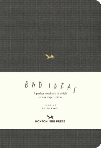 A Notebook for Bad Ideas (Medium / Dark Grey / Lined): A perfect notebook in which to risk imperfection (A Notebook for Bad Ideas) book cover by 