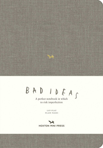 A Notebook for Bad Ideas (Large / Light Grey / Unlined): A perfect notebook in which to risk imperfection (A Notebook for Bad Ideas) book cover by 