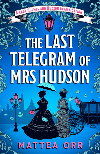 The Last Telegram of Mrs Hudson book cover by Mattea Orr