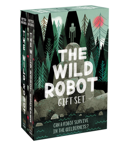 The Wild Robot Hardcover Gift Set book cover by Peter Brown