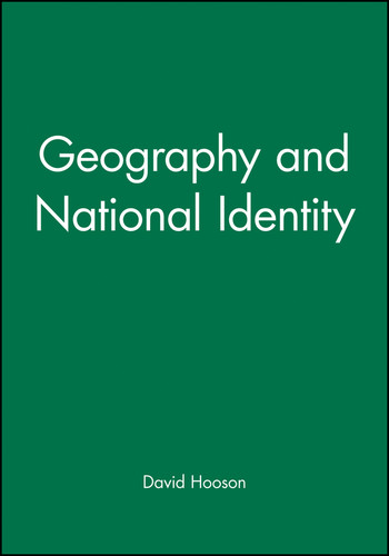 Geography and National Identity (Institute of British Geographers Special Publication) book cover by 