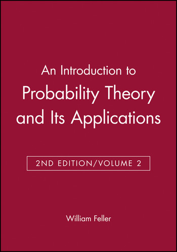 An Introduction to Probability Theory and Its Applications, Volume 2 (Wiley Series in Probability and Statistics) book cover by William Feller
