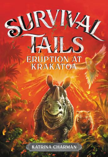 Survival Tails: Eruption at Krakatoa (Survival Tails #4) book cover by Katrina Charman