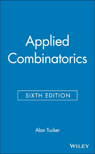 Applied Combinatorics book cover by Alan Tucker