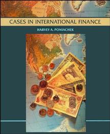 Cases in International Finance, Case Studies (Wiley Series in Finance) book cover by Harvey A. Poniachek