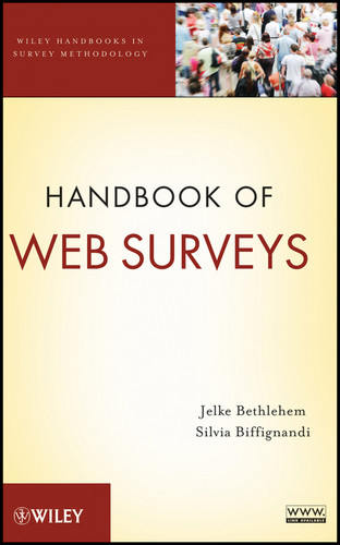 Handbook of Web Surveys (Wiley Handbooks in Survey Methodology) book cover by Jelke Bethlehem, Silvia Biffignandi