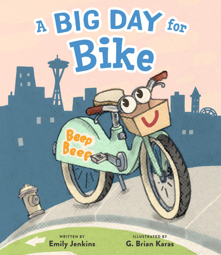 A Big Day for Bike book cover by Emily Jenkins