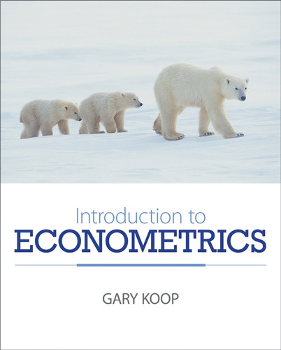 Introduction to Econometrics book cover by Gary Koop