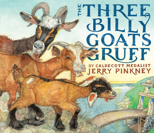 The Three Billy Goats Gruff book cover by Jerry Pinkney