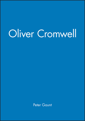 Oliver Cromwell (Historical Association Studies) book cover by Peter Gaunt