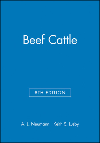 Beef Cattle book cover by A. L. Neumann, Keith S. Lusby