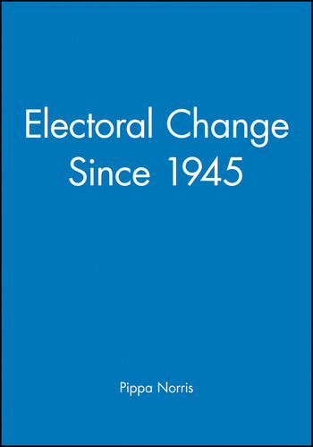 Electoral Change Since 1945 (Making Contemporary Britain) book cover by Pippa Norris