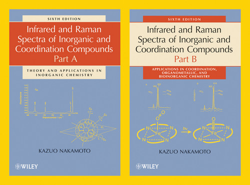 Infrared and Raman Spectra of Inorganic and Coordination Compounds, Part A and Part B, 2 Volume Set book cover by Kazuo Nakamoto