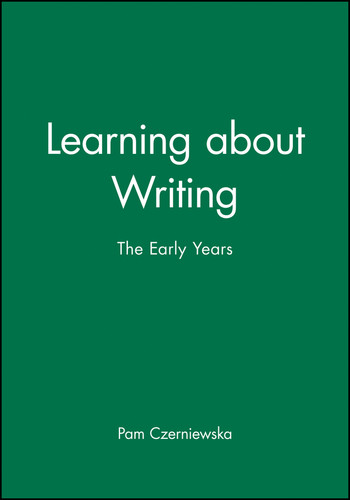 Learning about Writing: The Early Years (Language in Education) book cover by Pam Czerniewska