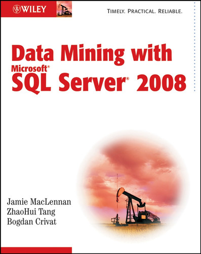 Data Mining with Microsoft SQL Server 2008 book cover by Jamie MacLennan, ZhaoHui Tang, Bogdan Crivat