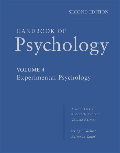 Handbook of Psychology, Experimental Psychology book cover by Irving B. Weiner, Alice F. Healy, Robert W. Proctor