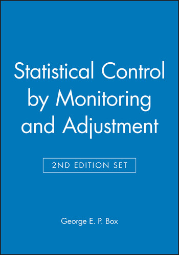 Statistical Control by Monitoring and Adjustment 2e & Statistics for Experimenters: Design, Innovation, and Discovery 2e Set (Wiley Series in Probability and Statistics) book cover by George E. P. Box