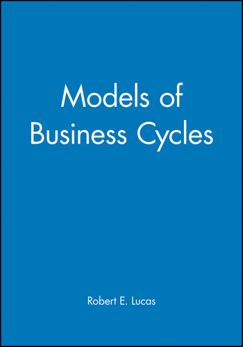 Models of Business Cycles book cover by Robert E. Lucas, Jr.